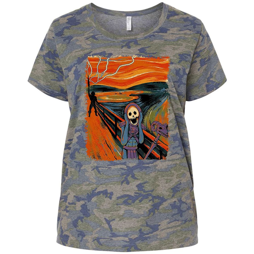 Ladies Curvy Jersey - BKASS793 - Vintage Camo - 5