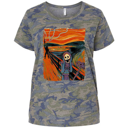 Ladies Curvy Jersey - BKASS793 - Vintage Camo - 5