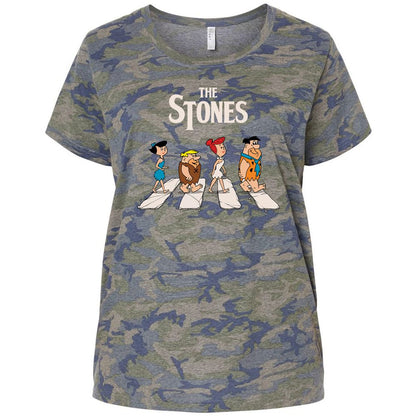 Ladies Curvy Jersey - 3DL18X69 - Vintage Camo - 5