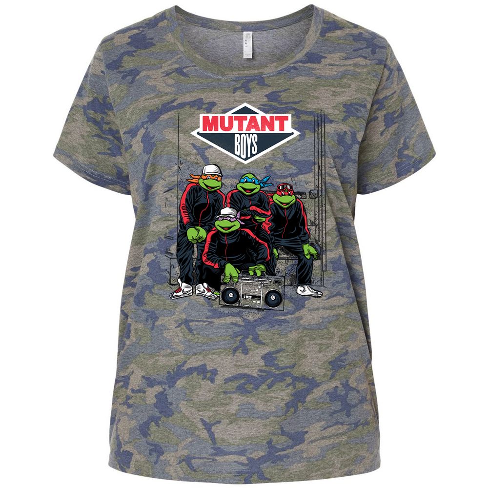 Ladies Curvy Jersey - 3QRGC348 - Vintage Camo - 5