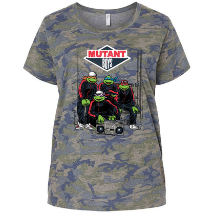 Ladies Curvy Jersey - 3QRGC348 - Vintage Camo - 5