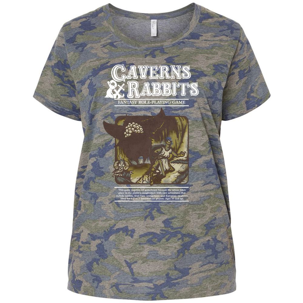 Ladies Curvy Jersey - HED5ACN7 - Vintage Camo - 5