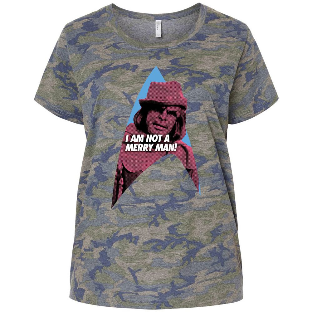 Ladies Curvy Jersey - C7MA4JKQ - Vintage Camo - 5