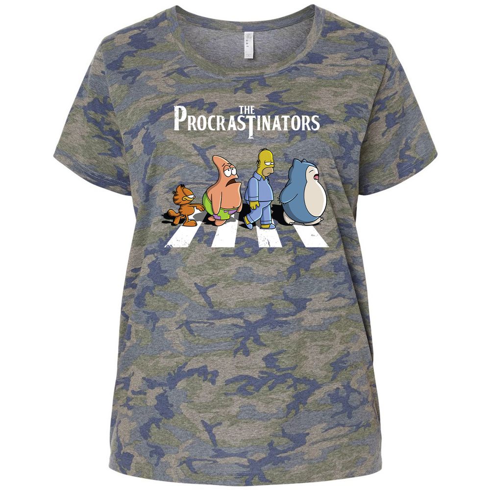 Ladies Curvy Jersey - FMHHZLK3 - Vintage Camo - 5