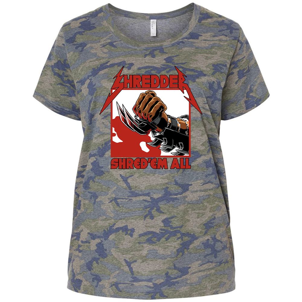 Ladies Curvy Jersey - X9RNMBTH - Vintage Camo - 5