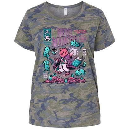 Ladies Curvy Jersey - 5B8ZH5S3 - Vintage Camo - 5