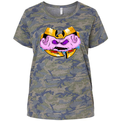 Ladies Curvy Jersey - W1TSFYDZ - Vintage Camo - 5