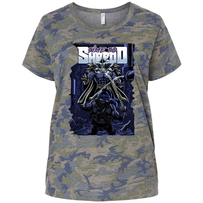 Ladies Curvy Jersey - BPZP8AUV - Vintage Camo - 5