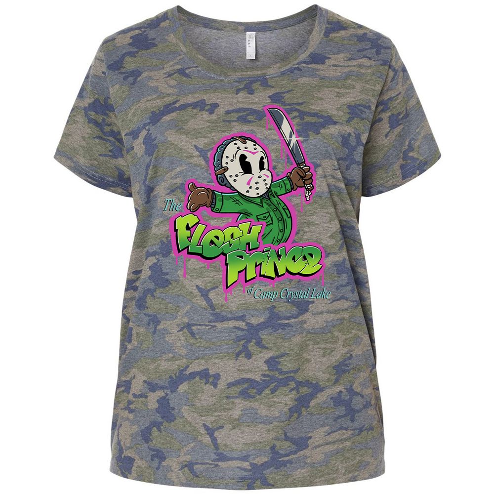 Ladies Curvy Jersey - 83S5R6C7 - Vintage Camo - 5