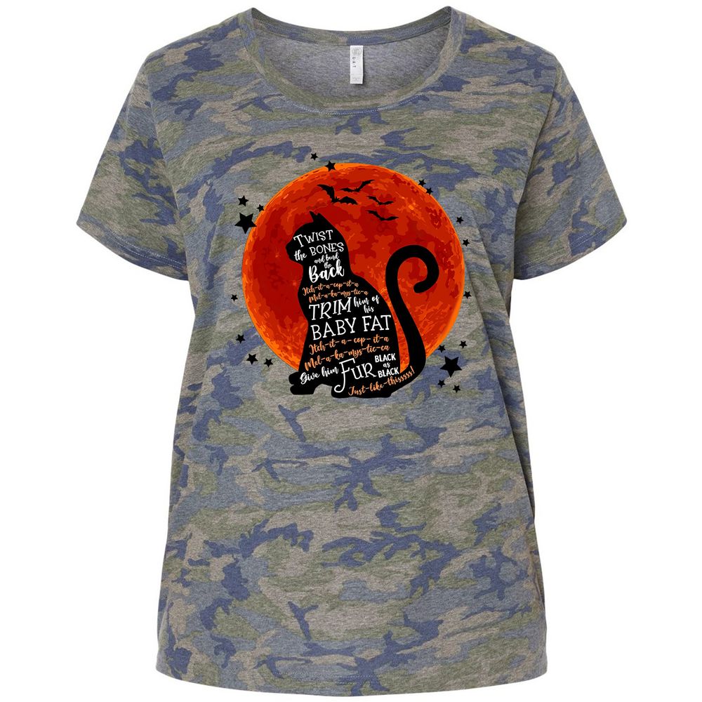 Ladies Curvy Jersey - 8HDFBYLM - Vintage Camo - 5