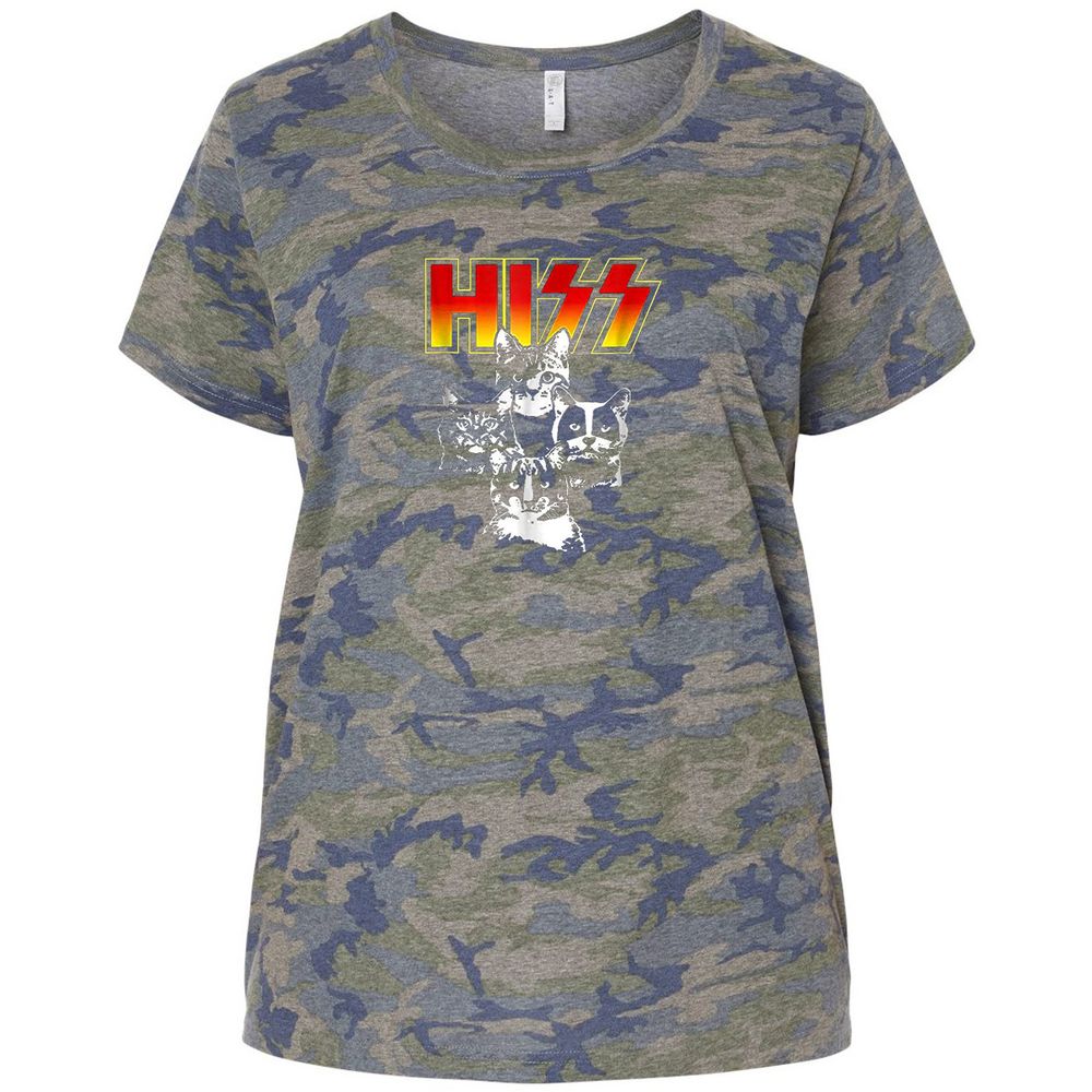 Ladies Curvy Jersey - N1PH4XQT - Vintage Camo - 5