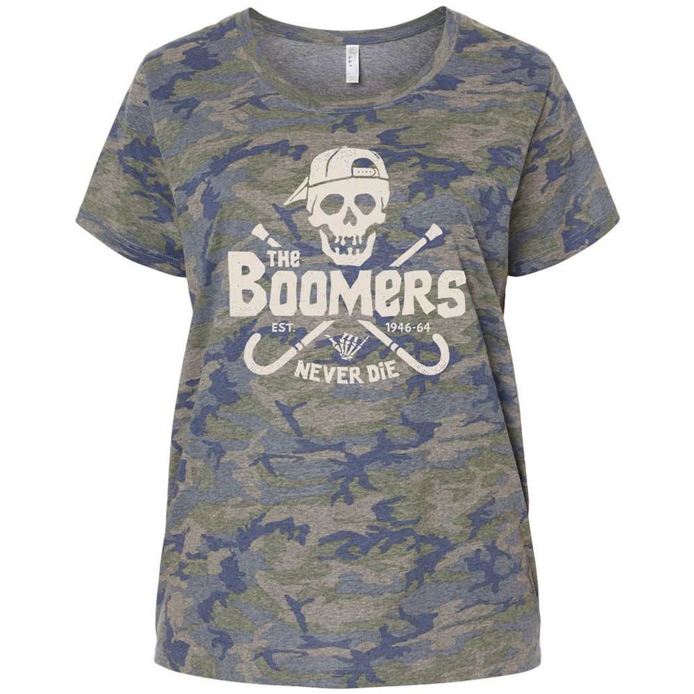 Ladies Curvy Jersey - RVAZ5REN - Vintage Camo - 5