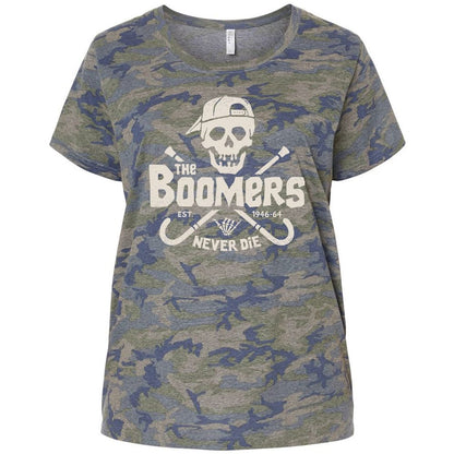 Ladies Curvy Jersey - RVAZ5REN - Vintage Camo - 5