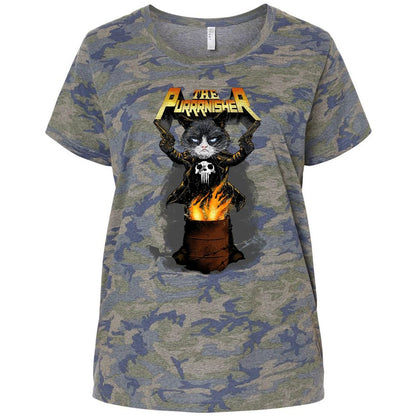 Ladies Curvy Jersey - T8YV5QEQ - Vintage Camo - 5