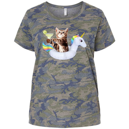 Ladies Curvy Jersey - F17RR4YZ - Vintage Camo - 5