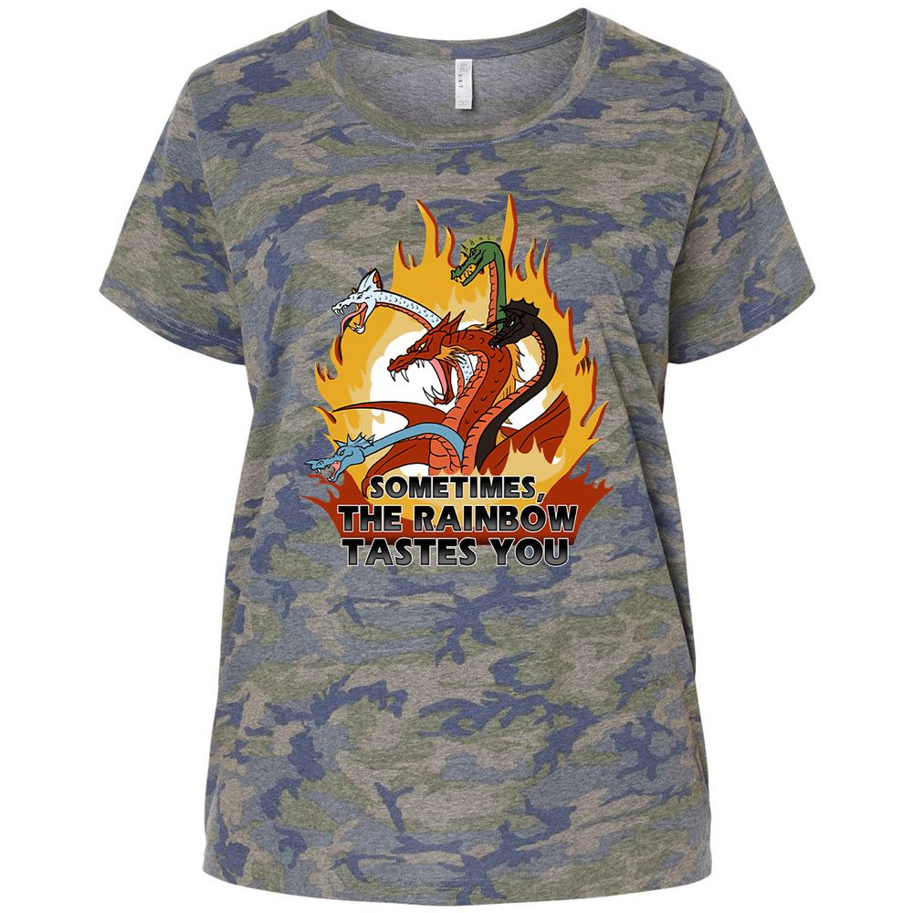 Ladies Curvy Jersey - GCZENSSB - Vintage Camo - 5