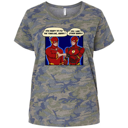 Ladies Curvy Jersey - R4BUX3TW - Vintage Camo - 5