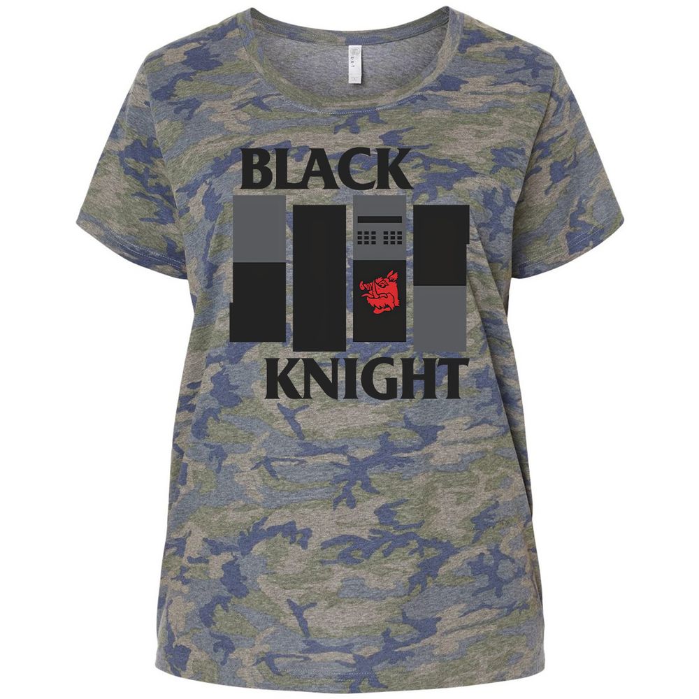 Ladies Curvy Jersey - ZT4EWTSQ - Vintage Camo - 5