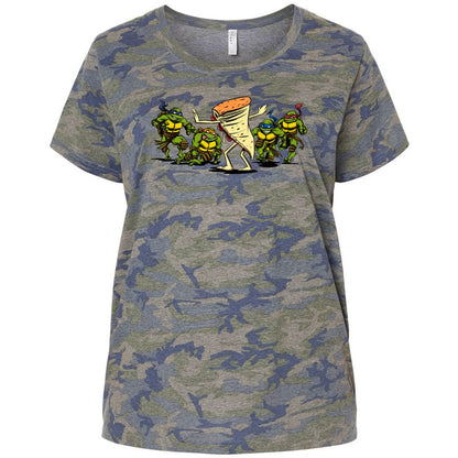 Ladies Curvy Jersey - 95EWB9LB - Vintage Camo - 5