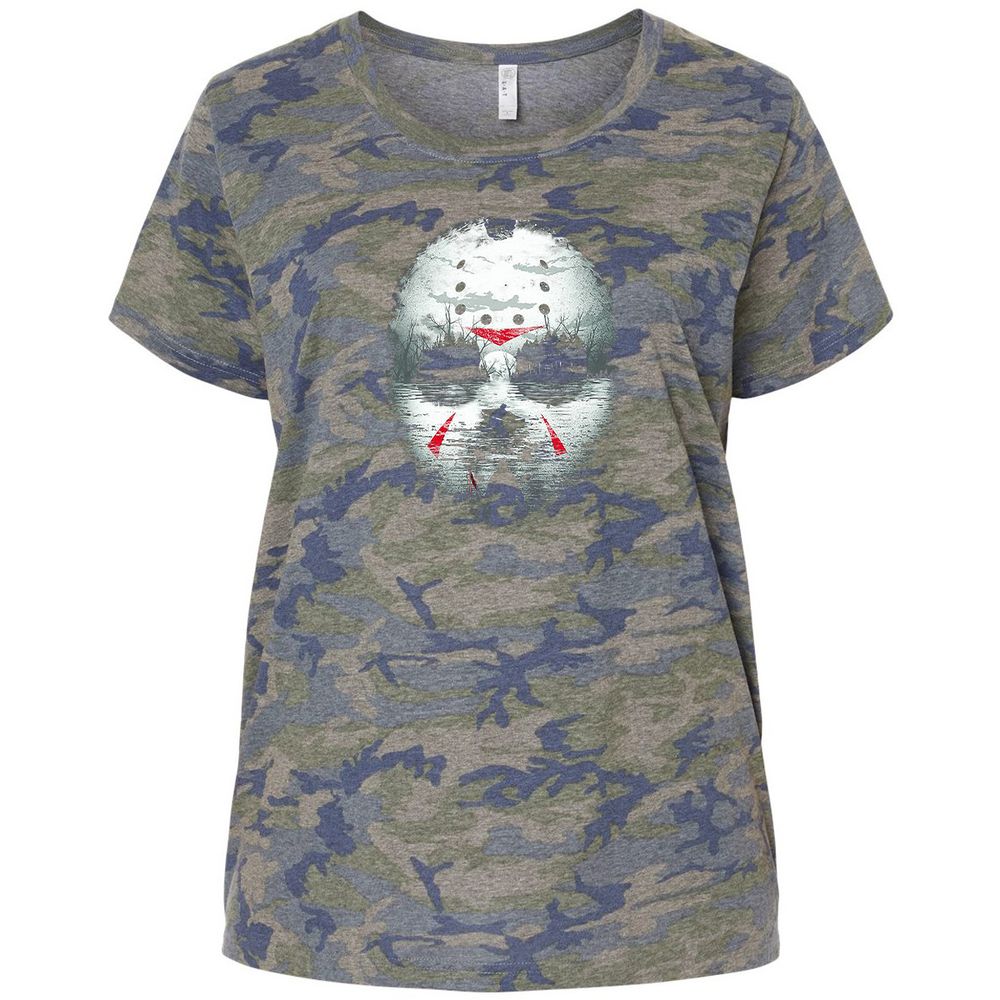 Ladies Curvy Jersey - 9NC7MP68 - Vintage Camo - 5