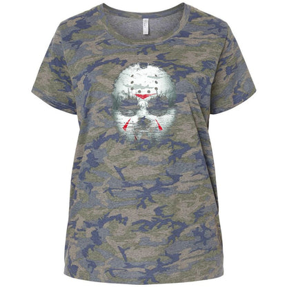 Ladies Curvy Jersey - 9NC7MP68 - Vintage Camo - 5