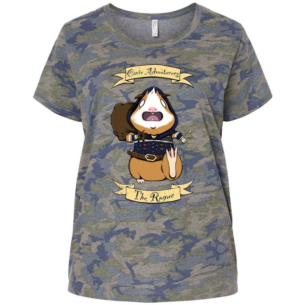 Ladies Curvy Jersey - JE6VPQRD - Vintage Camo - 5