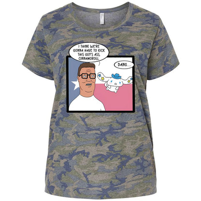 Ladies Curvy Jersey - 52YHXYJ2 - Vintage Camo - 5