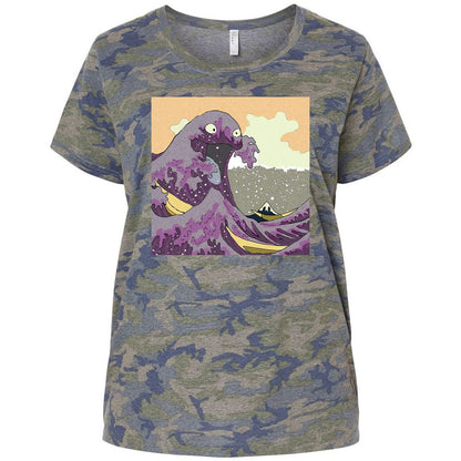 Ladies Curvy Jersey - 9D15JCWR - Vintage Camo - 5