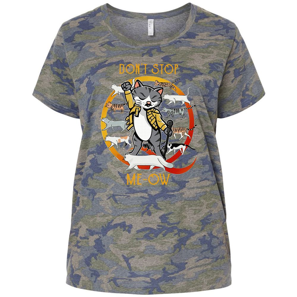 Ladies Curvy Jersey - UJKS95U7 - Vintage Camo - 5