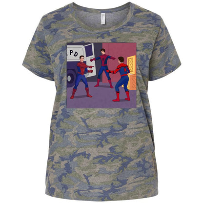 Ladies Curvy Jersey - DHYFCRJN - Vintage Camo - 5