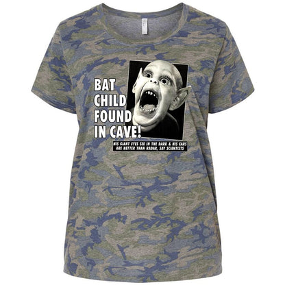 Ladies Curvy Jersey - Q59ZWBHL - Vintage Camo - 5