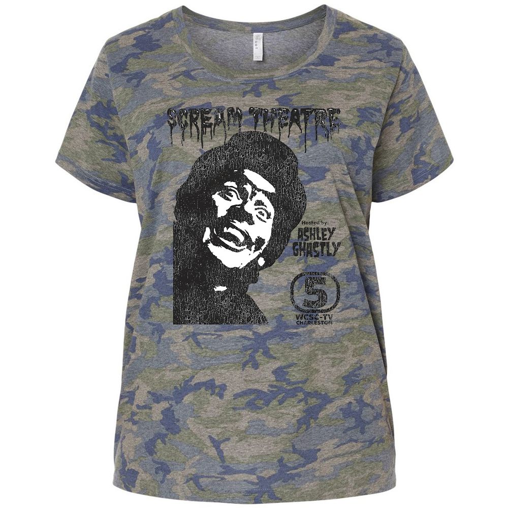 Ladies Curvy Jersey - TF8UT1DE - Vintage Camo - 5