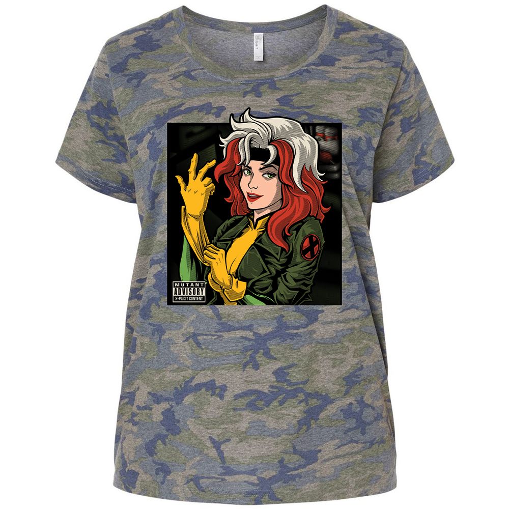 Ladies Curvy Jersey - YL1GM6WL - Vintage Camo - 5