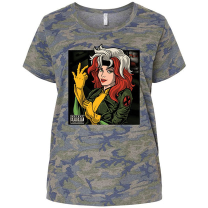 Ladies Curvy Jersey - YL1GM6WL - Vintage Camo - 5