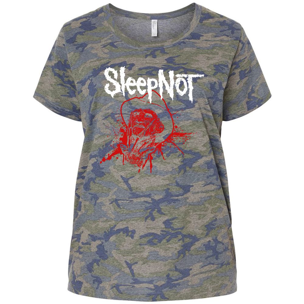 Ladies Curvy Jersey - H156JE7A - Vintage Camo - 5