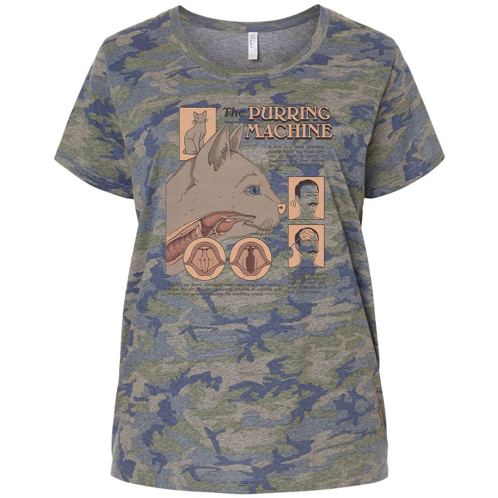 Ladies Curvy Jersey - WB2FBHM9 - Vintage Camo - 5