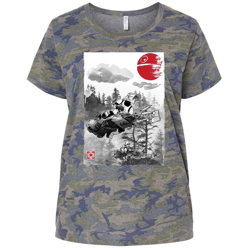 Ladies Curvy Jersey - WSJNQ7NN - Vintage Camo - 5