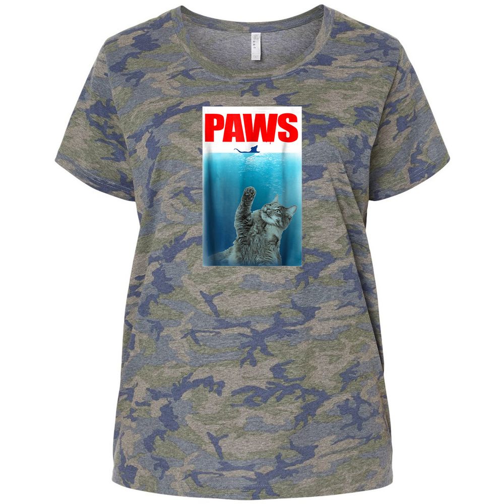 Ladies Curvy Jersey - M4D8VLCK - Vintage Camo - 5