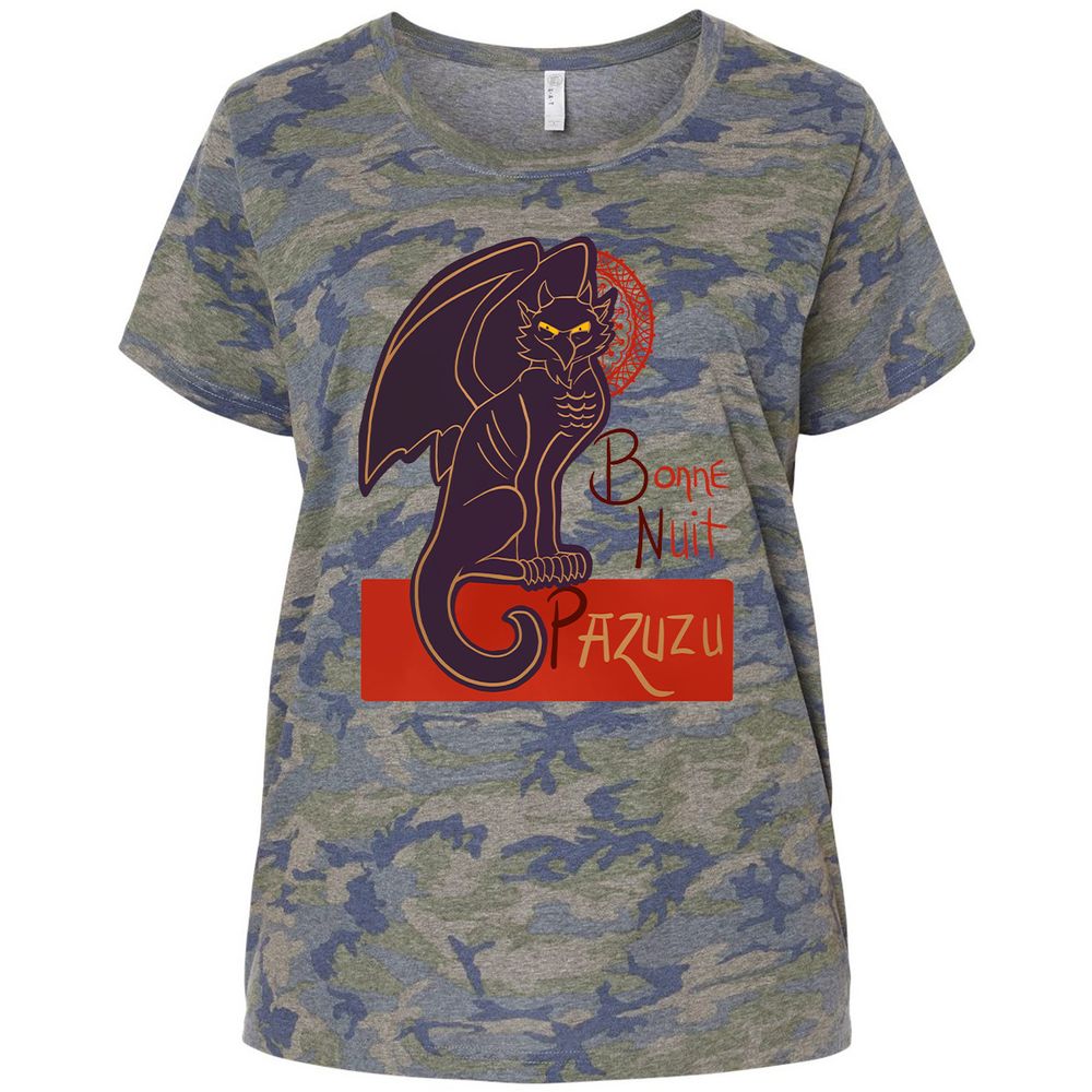 Ladies Curvy Jersey - Q5TMLKSP - Vintage Camo - 5