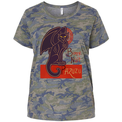 Ladies Curvy Jersey - Q5TMLKSP - Vintage Camo - 5