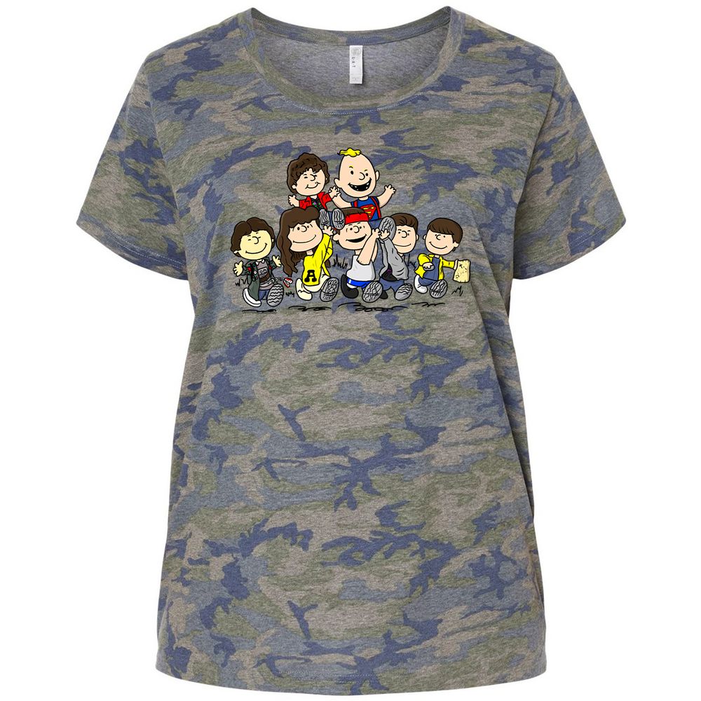 Ladies Curvy Jersey - WSK1EF8N - Vintage Camo - 5