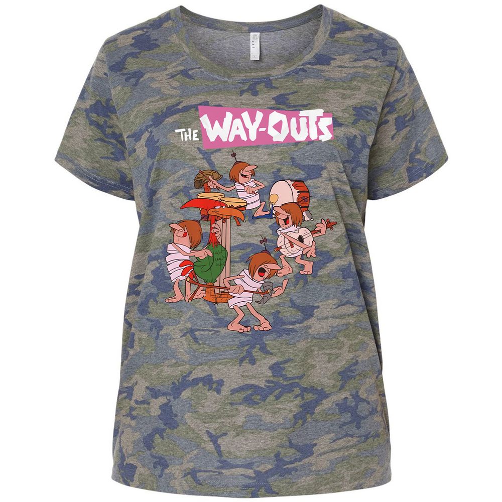 Ladies Curvy Jersey - FKGS6K9F - Vintage Camo - 5