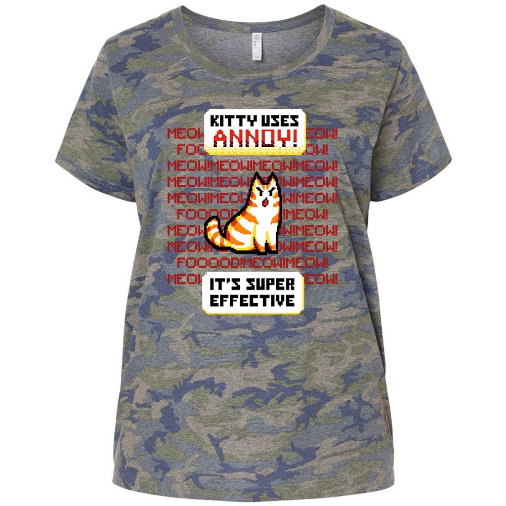 Ladies Curvy Jersey - XTG57RW4 - Vintage Camo - 5