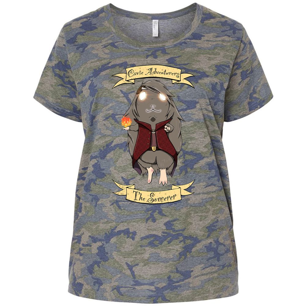 Ladies Curvy Jersey - B3FULKR2 - Vintage Camo - 5