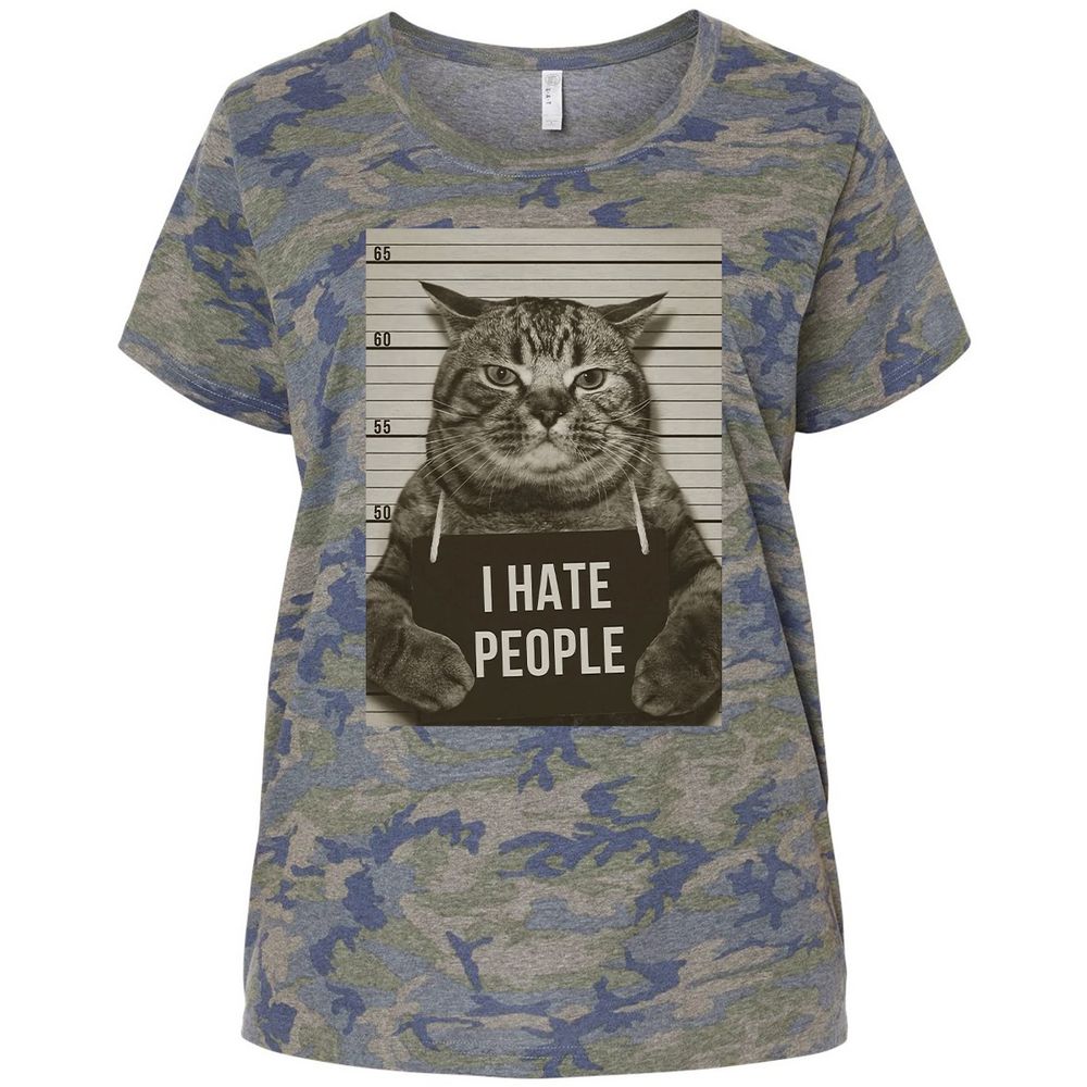 Ladies Curvy Jersey - X7J5MV35 - Vintage Camo - 5