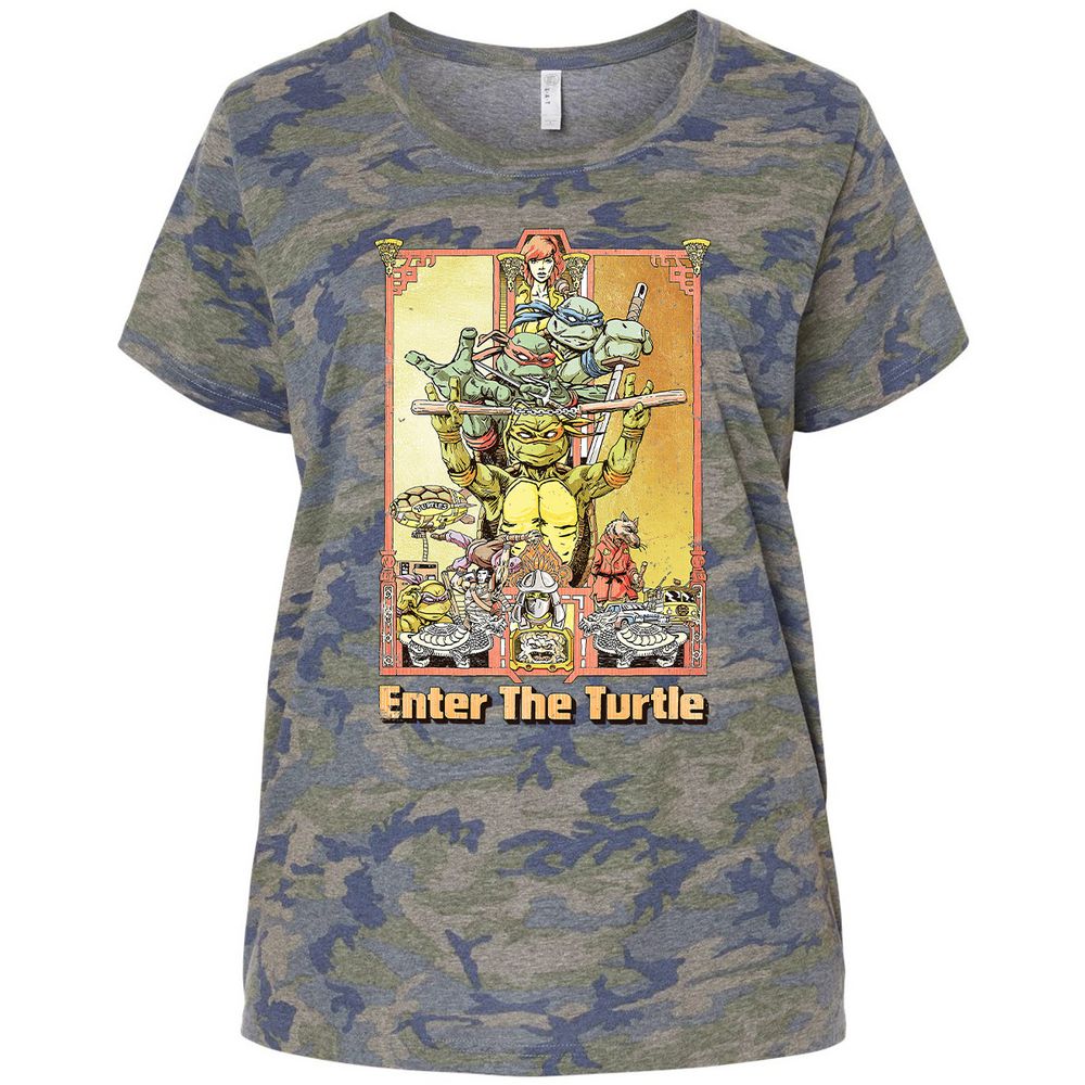 Ladies Curvy Jersey - Z7RKGGXQ - Vintage Camo - 5