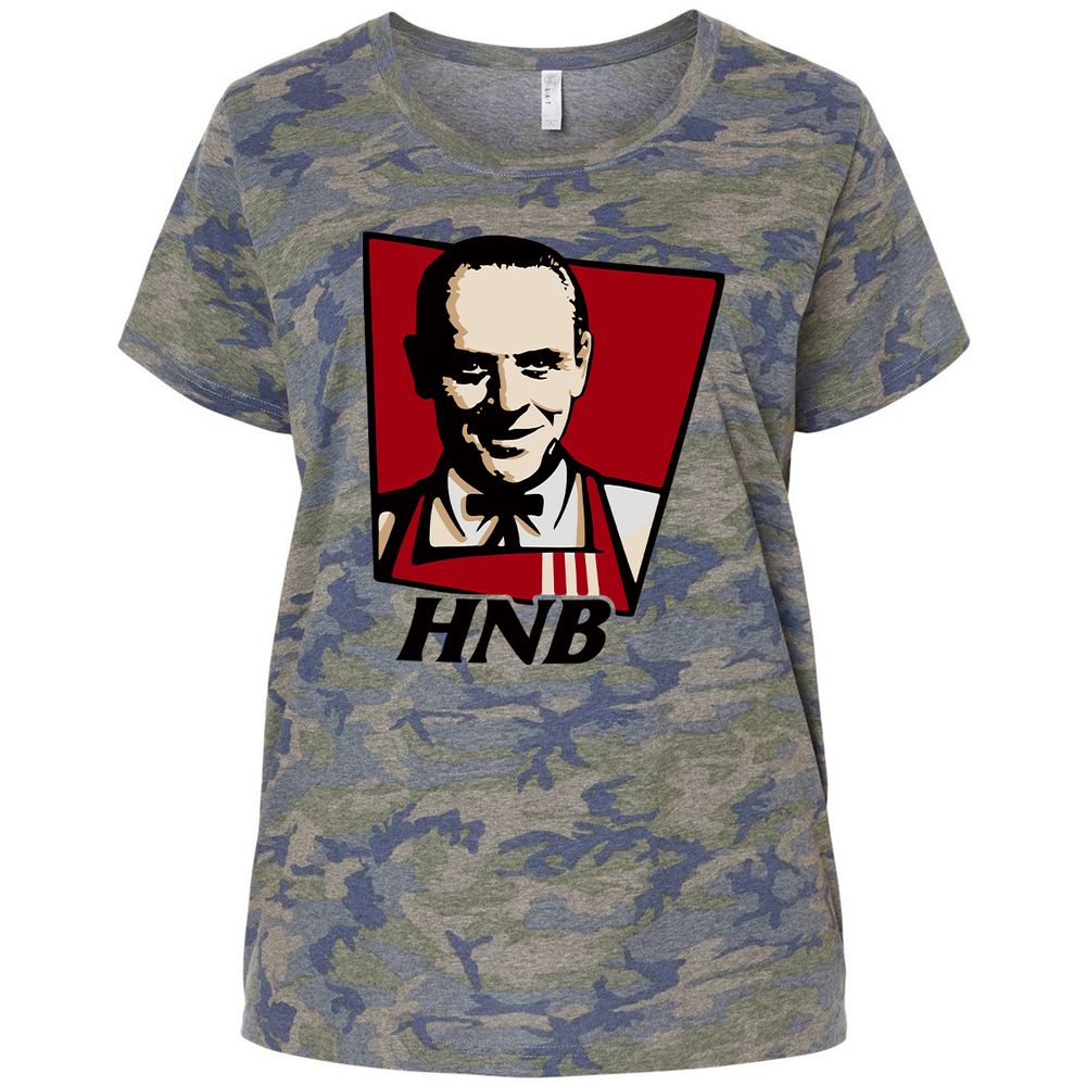 Ladies Curvy Jersey - NXHZMBC9 - Vintage Camo - 5