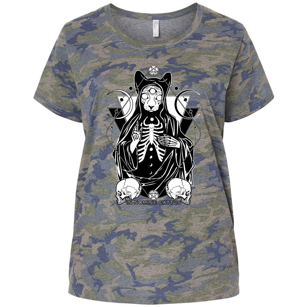 Ladies Curvy Jersey - TBWGBZ2Z - Vintage Camo - 5