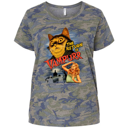 Ladies Curvy Jersey - UFG31FPV - Vintage Camo - 5