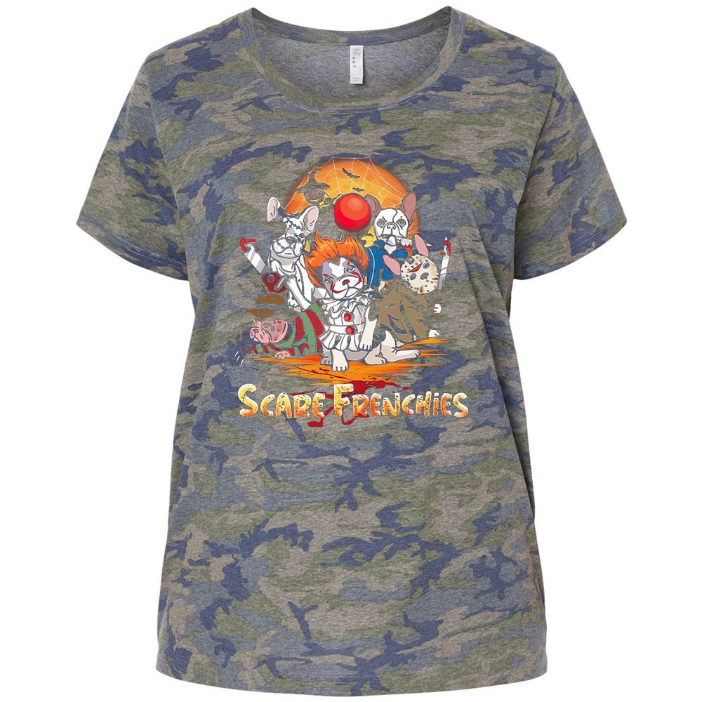 Ladies Curvy Jersey - 7EM7V7Q1 - Vintage Camo - 5